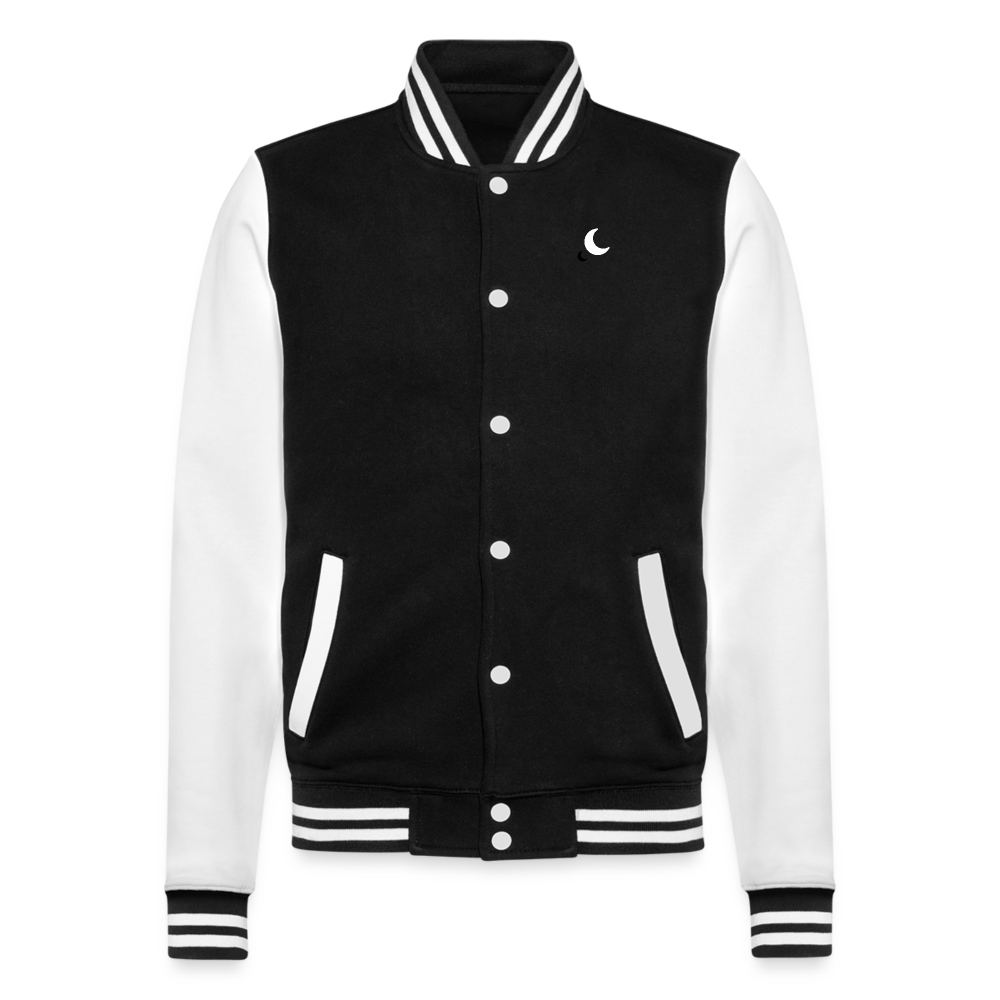 College Sweat Jacket - black/white