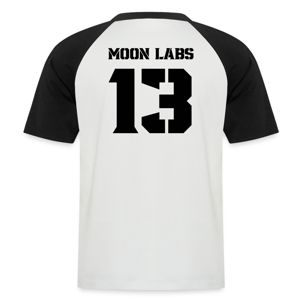 Moon Labs Baseball T-Shirt - Lucky No' 13 - white/black